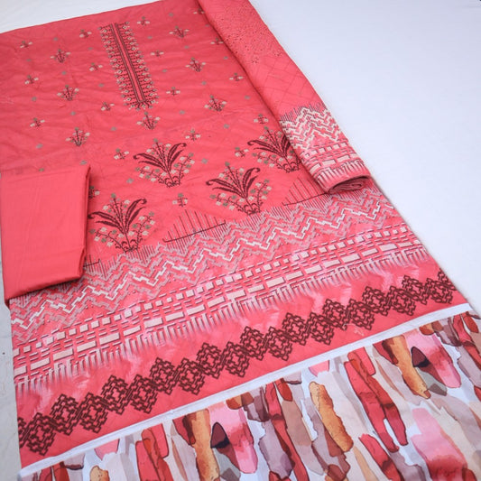 Safuiz Embroidered with Shifili Dupatta (1499-009)