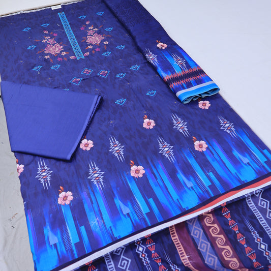 Safuiz Embroidered with Boring Dupatta (1500-001)