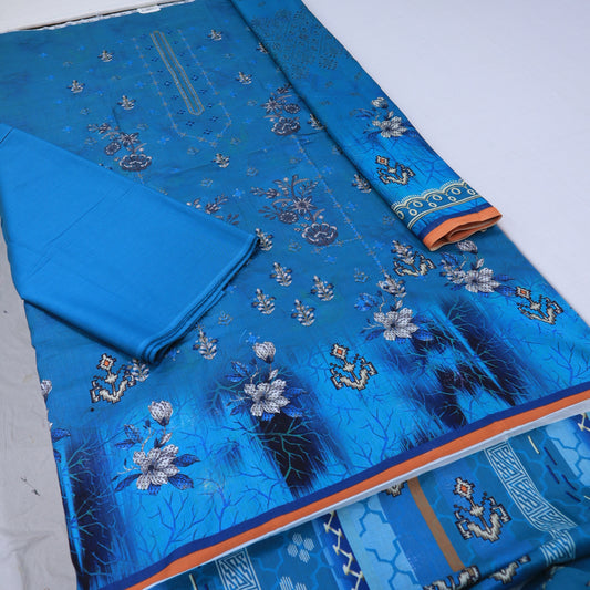 Safuiz Embroidered with Boring Dupatta (1500-008)
