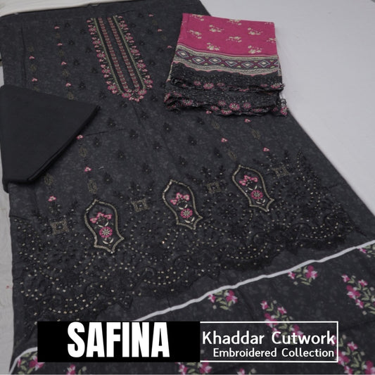 Safina Khaddar Cutwork Embroidered (1581-002)