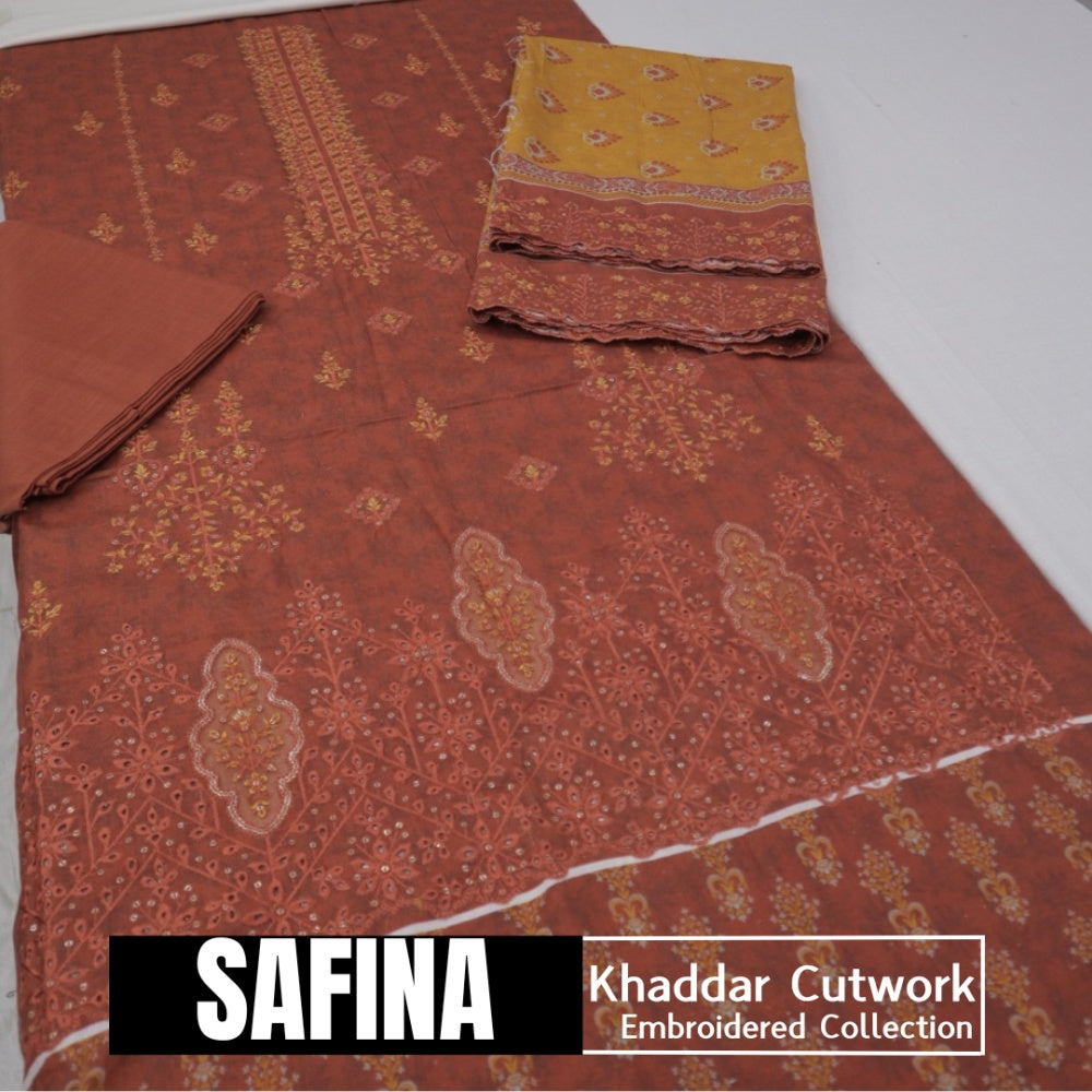 Safina Khaddar Cutwork Embroidered (1581-004)