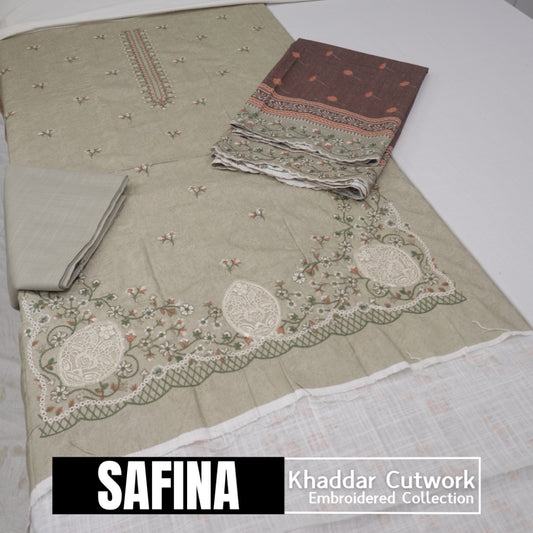 Safina Khaddar Cutwork Embroidered (1581-010)