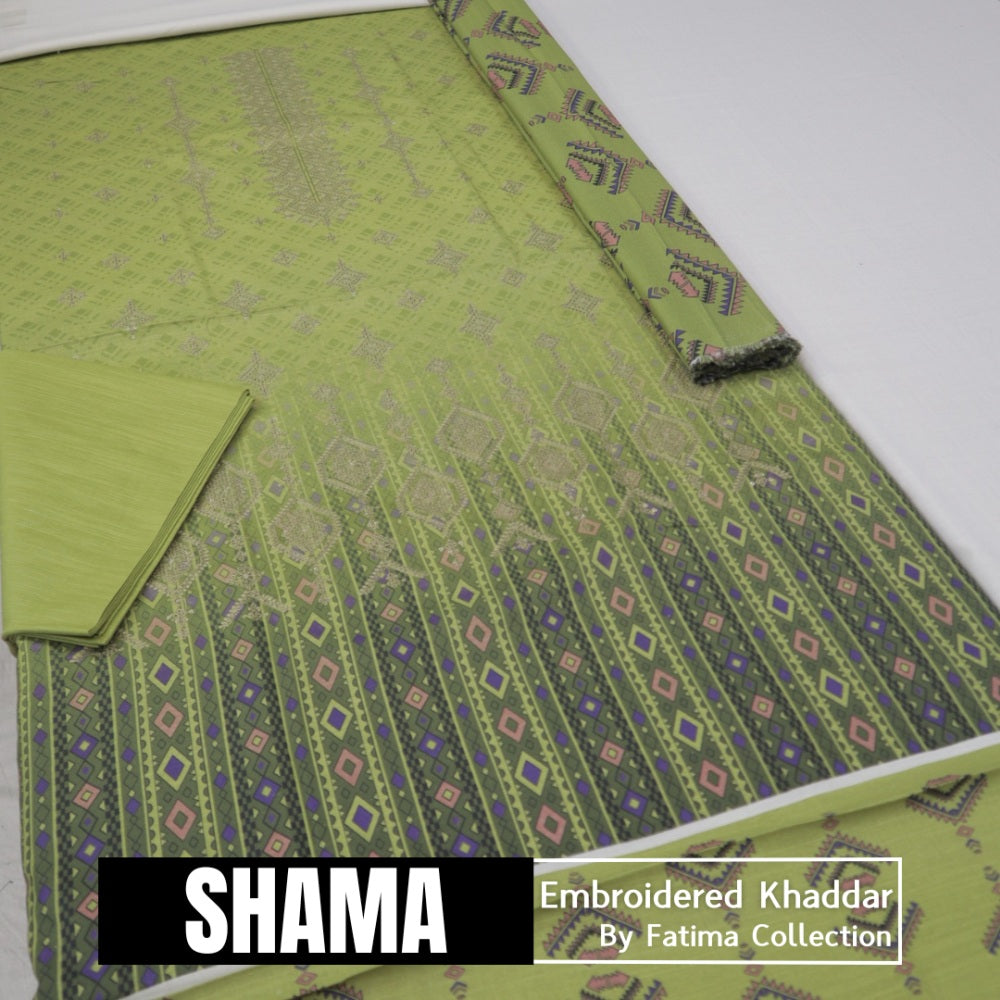 Shama Embroidered Khaddar (1588-010)