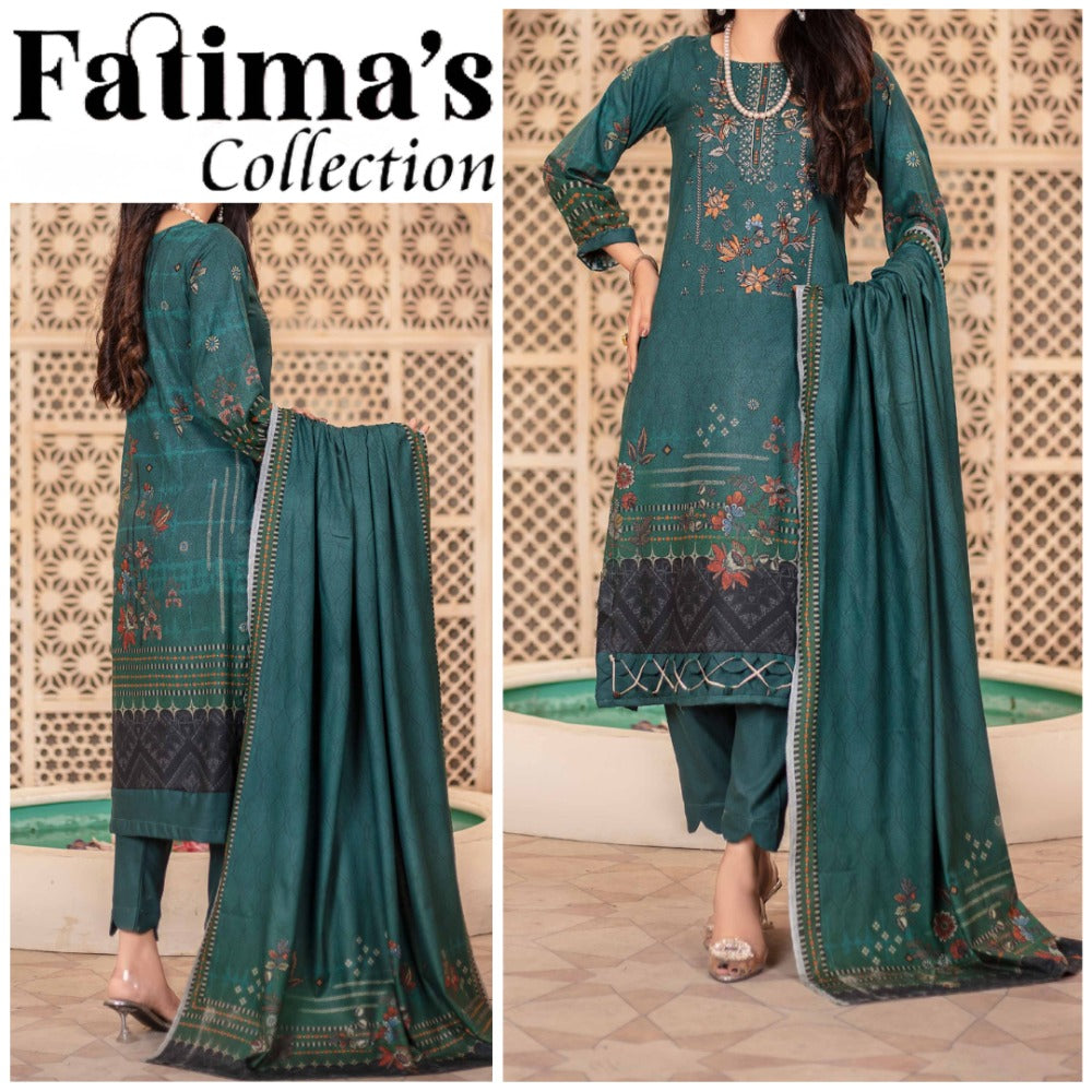 Shalimar Embroidered Dhanak (1589-002)