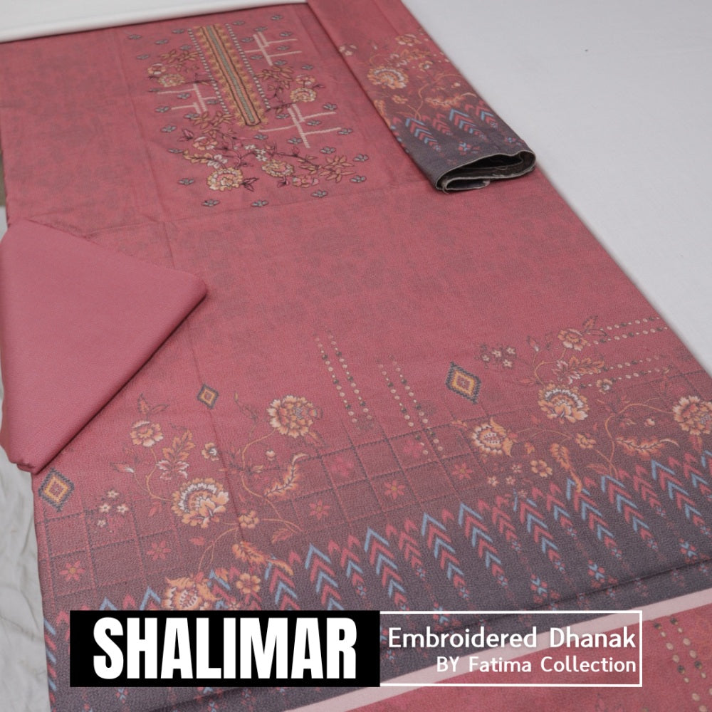 Shalimar Embroidered Dhanak (1589-003)