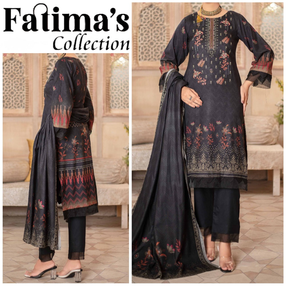 Shalimar Embroidered Dhanak (1589-009)
