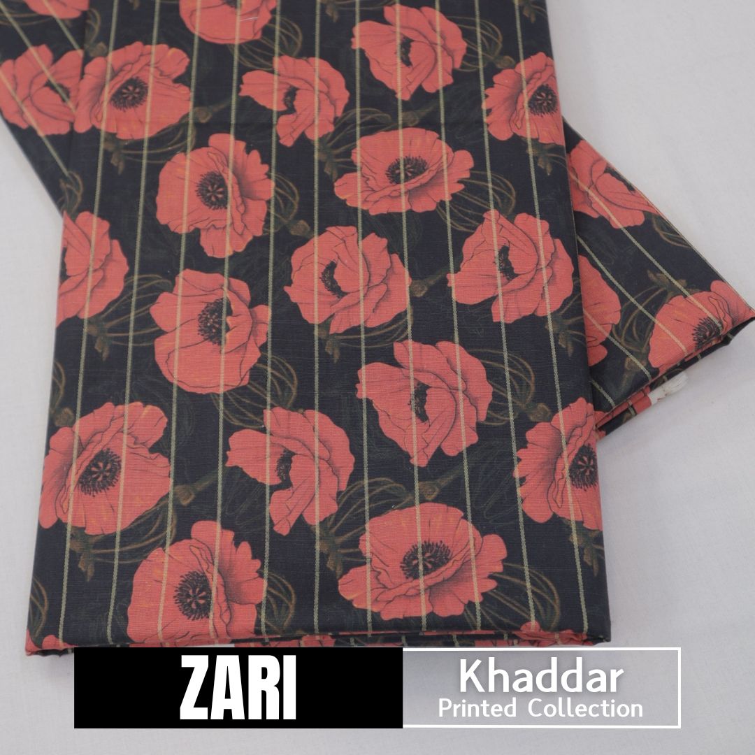 EM Textile Zari Khaddar (1603-004)