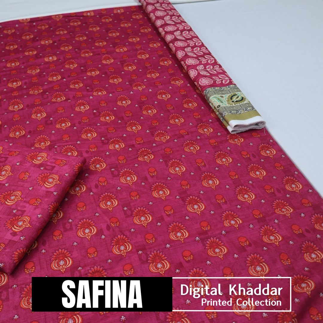 Safina Identic Khaddar 3 Piece (1604-008)