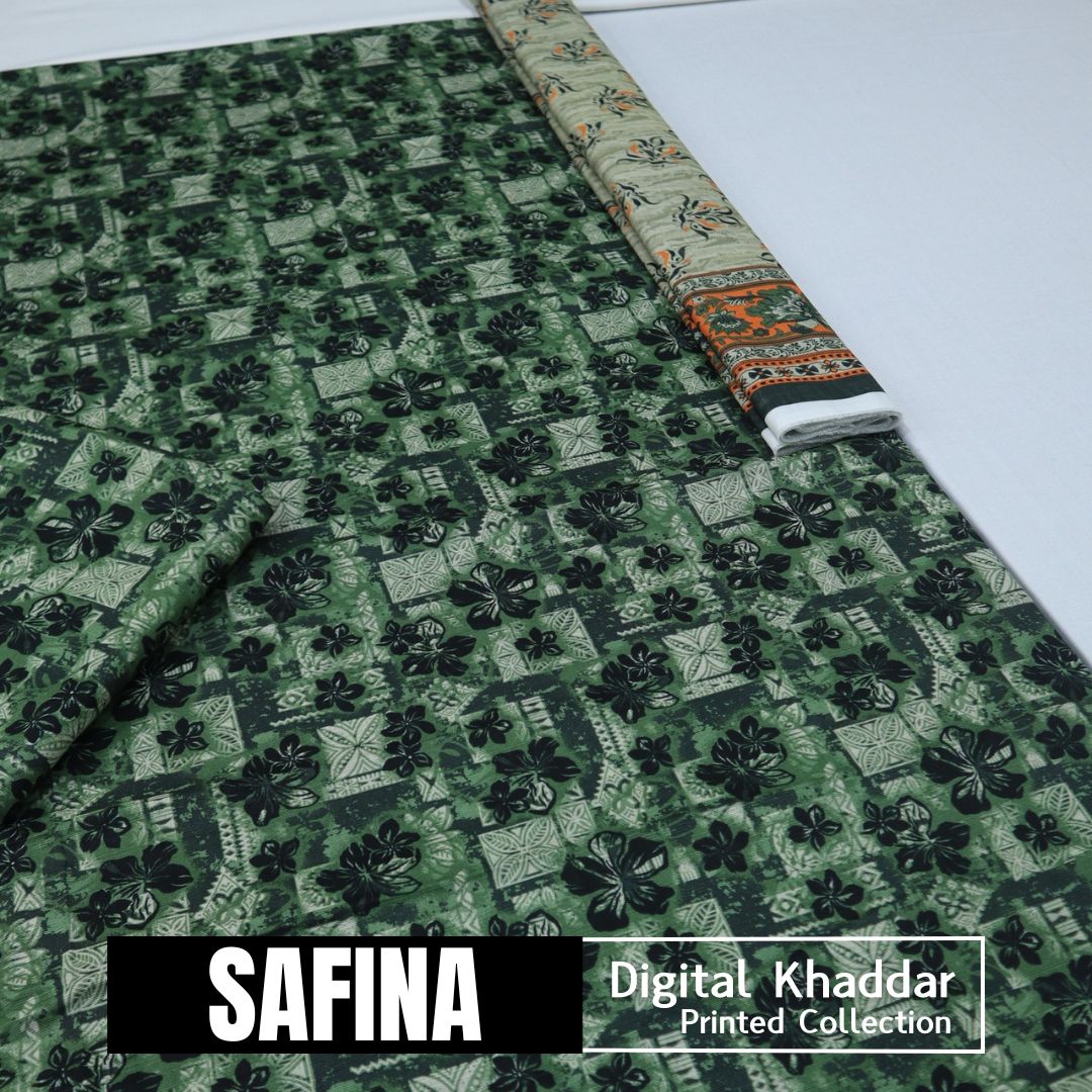 Safina Identic Khaddar 3 Piece (1604-009)