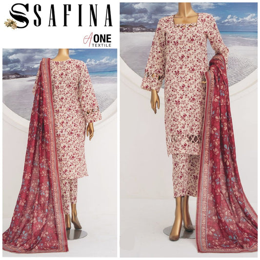 Safina Khaddar with Fancy Shawl (1605-002)