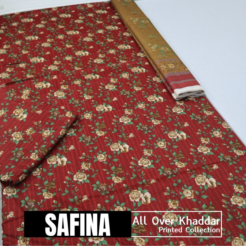 Safina Khaddar with Fancy Shawl (1605-007)