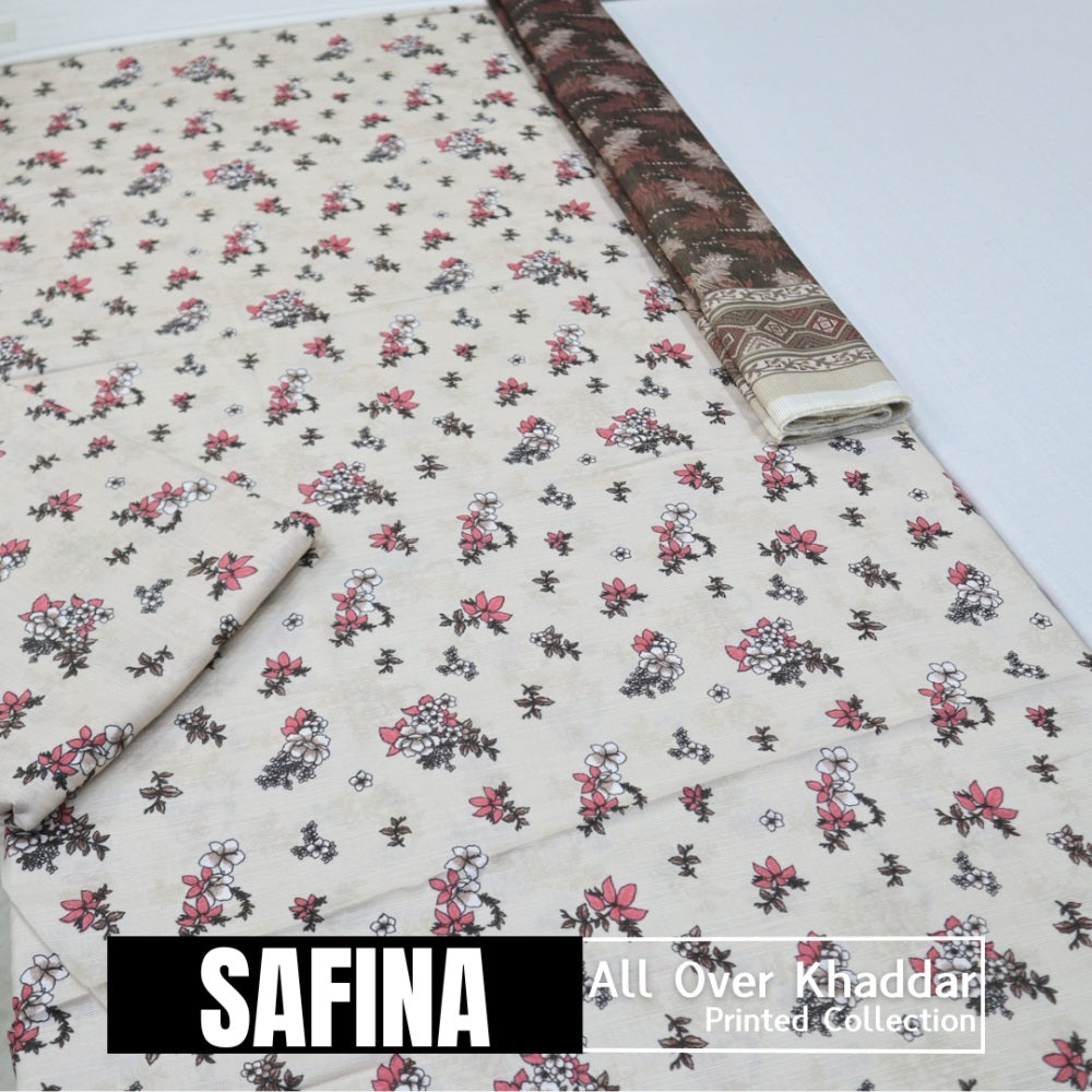 Safina Khaddar with Fancy Shawl (1605-009)