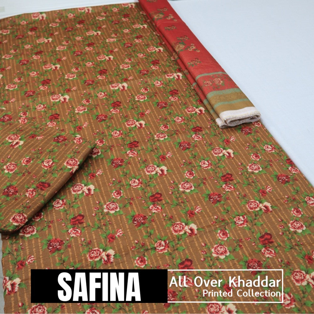 Safina Khaddar with Fancy Shawl (1605-012)