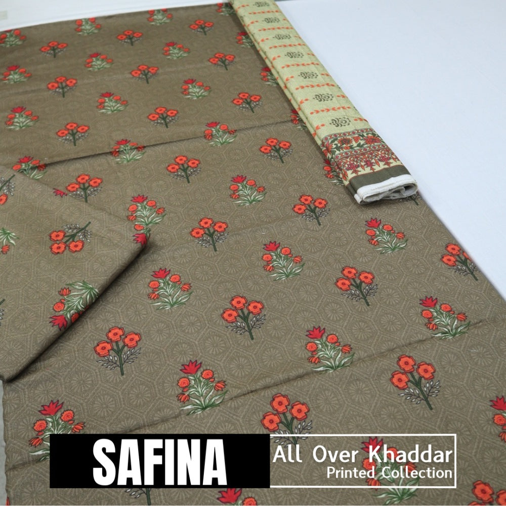 Safina Khaddar with Fancy Shawl (1605-013)