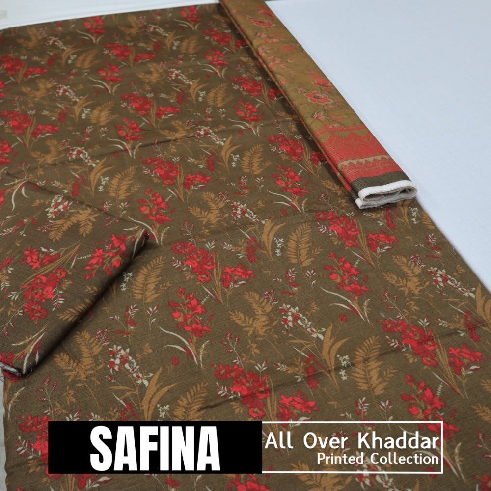 Safina Khaddar with Fancy Shawl (1605-015)