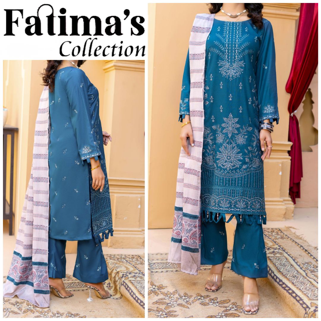 Chambeli Fancy Multani Velvet Shawl (1607-001)