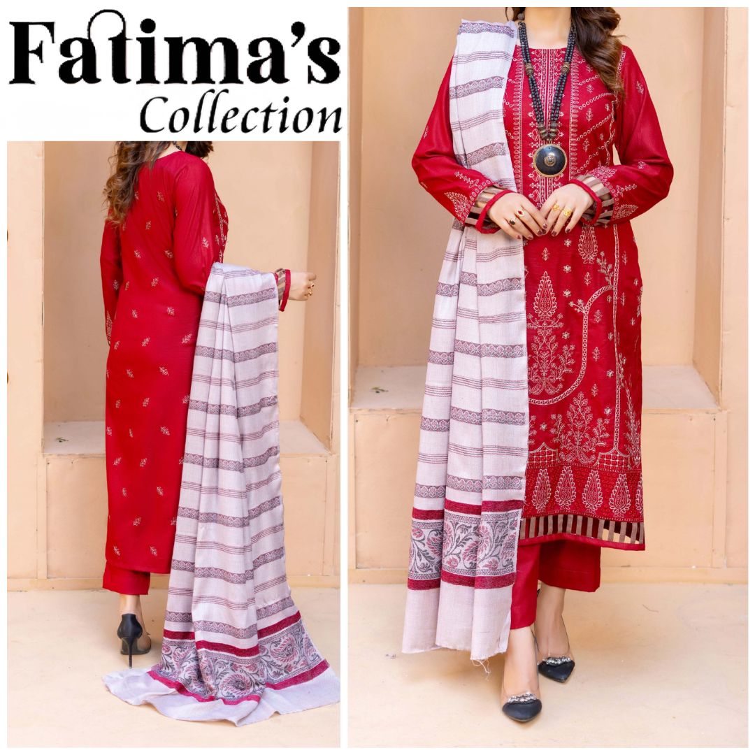 Chambeli Fancy Multani Velvet Shawl (1607-002)