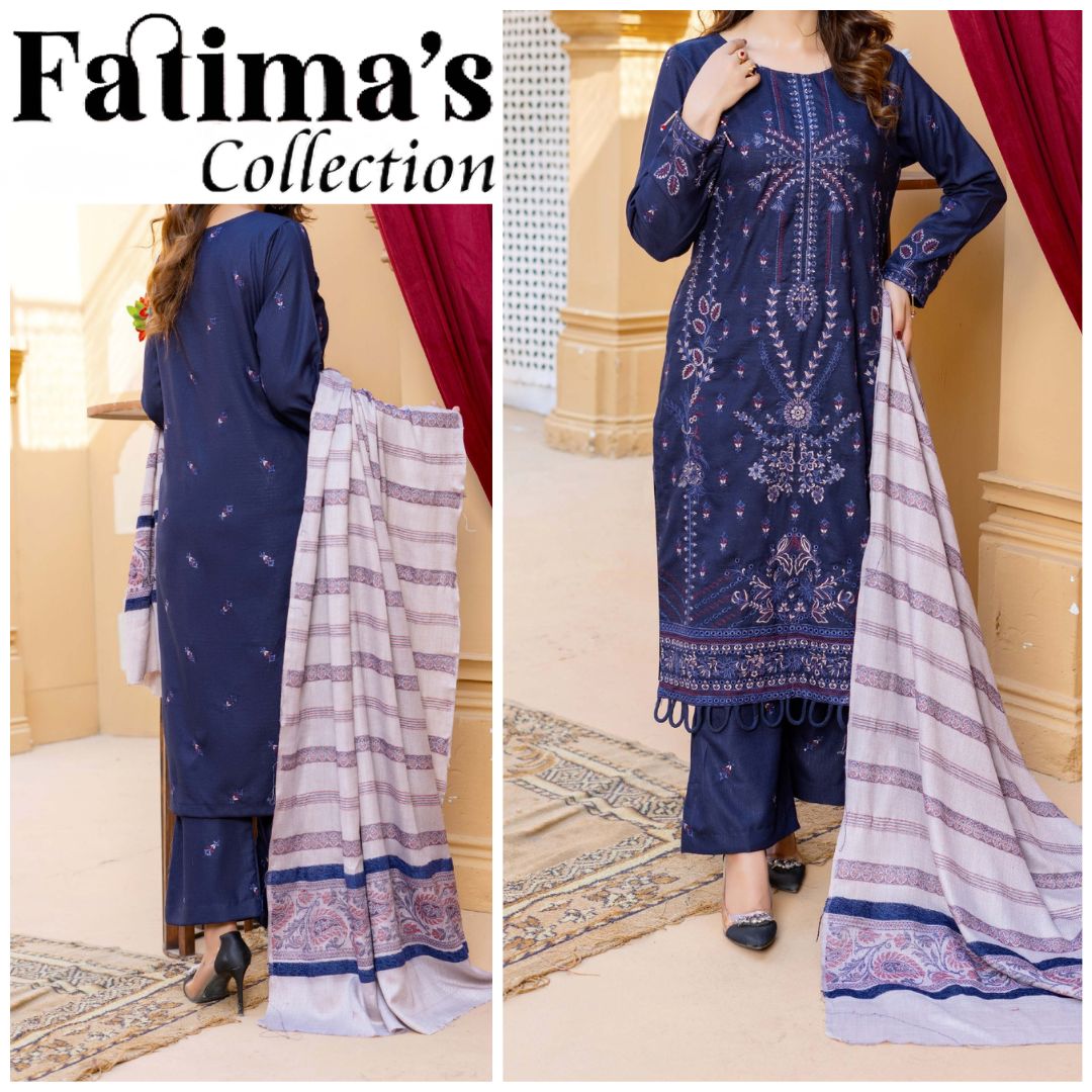 Chambeli Fancy Multani Velvet Shawl (1607-005)