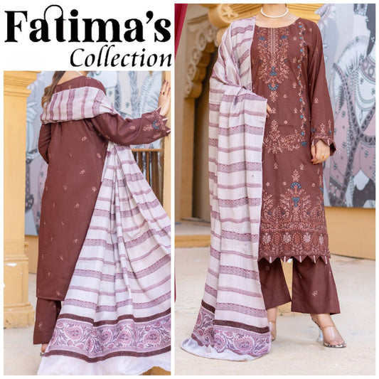 Chambeli Fancy Multani Velvet Shawl (1607-006)