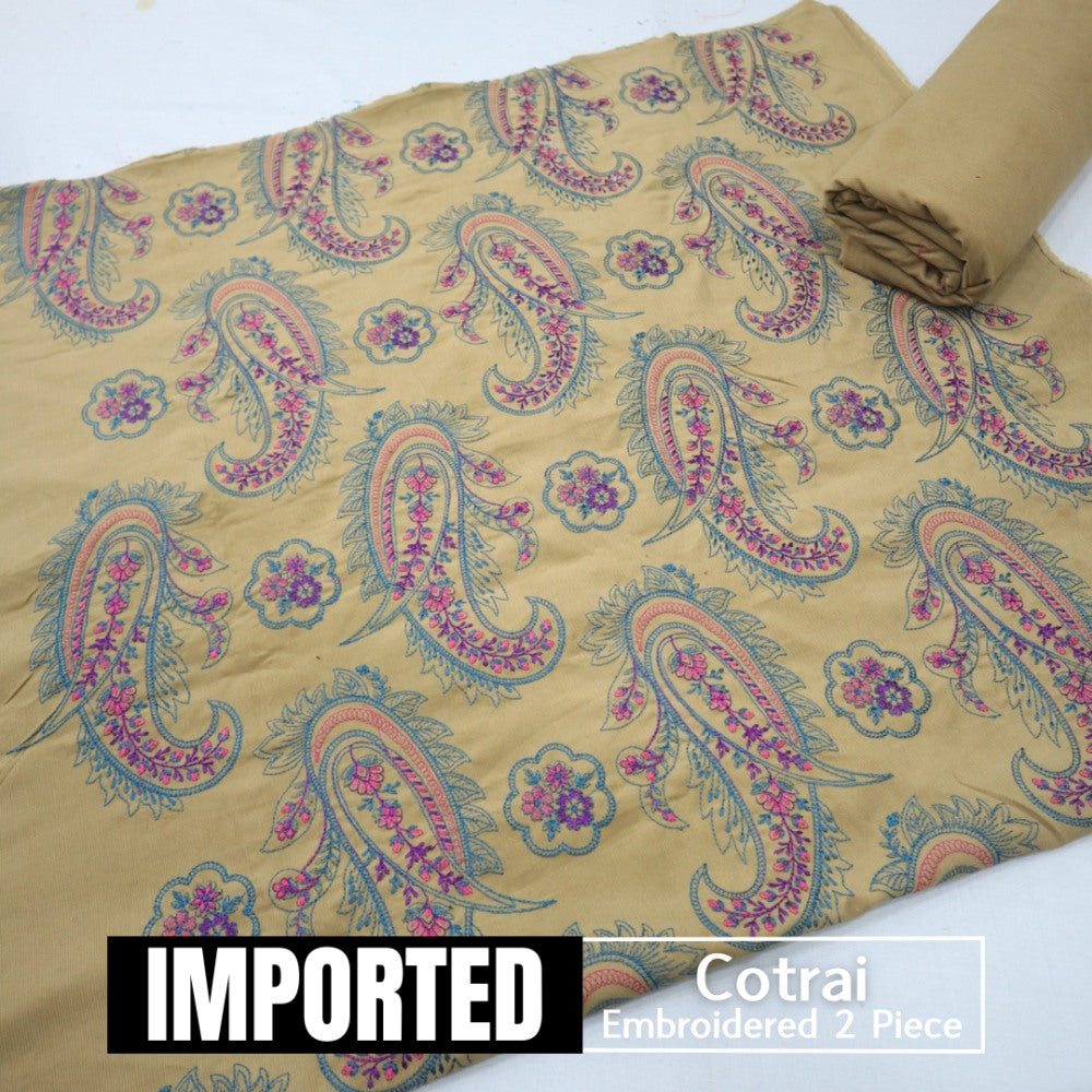 Imported Cotrai Embroidered (1611-022)