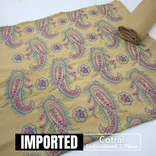 Imported Cotrai Embroidered (1611-022)