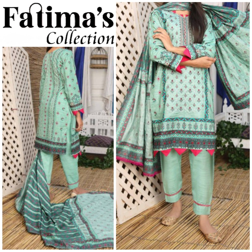 Zimal Khaddar Embroidered Shirt (1616-005)