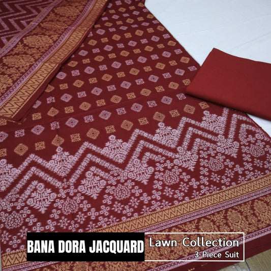 Bana Dora Jacquard Lawn by Meko Textile (1631-018)