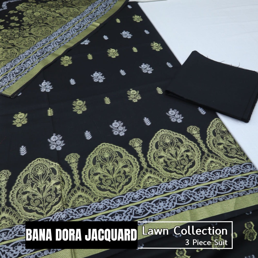 Bana Dora Jacquard Lawn by Meko Textile (1631-023)