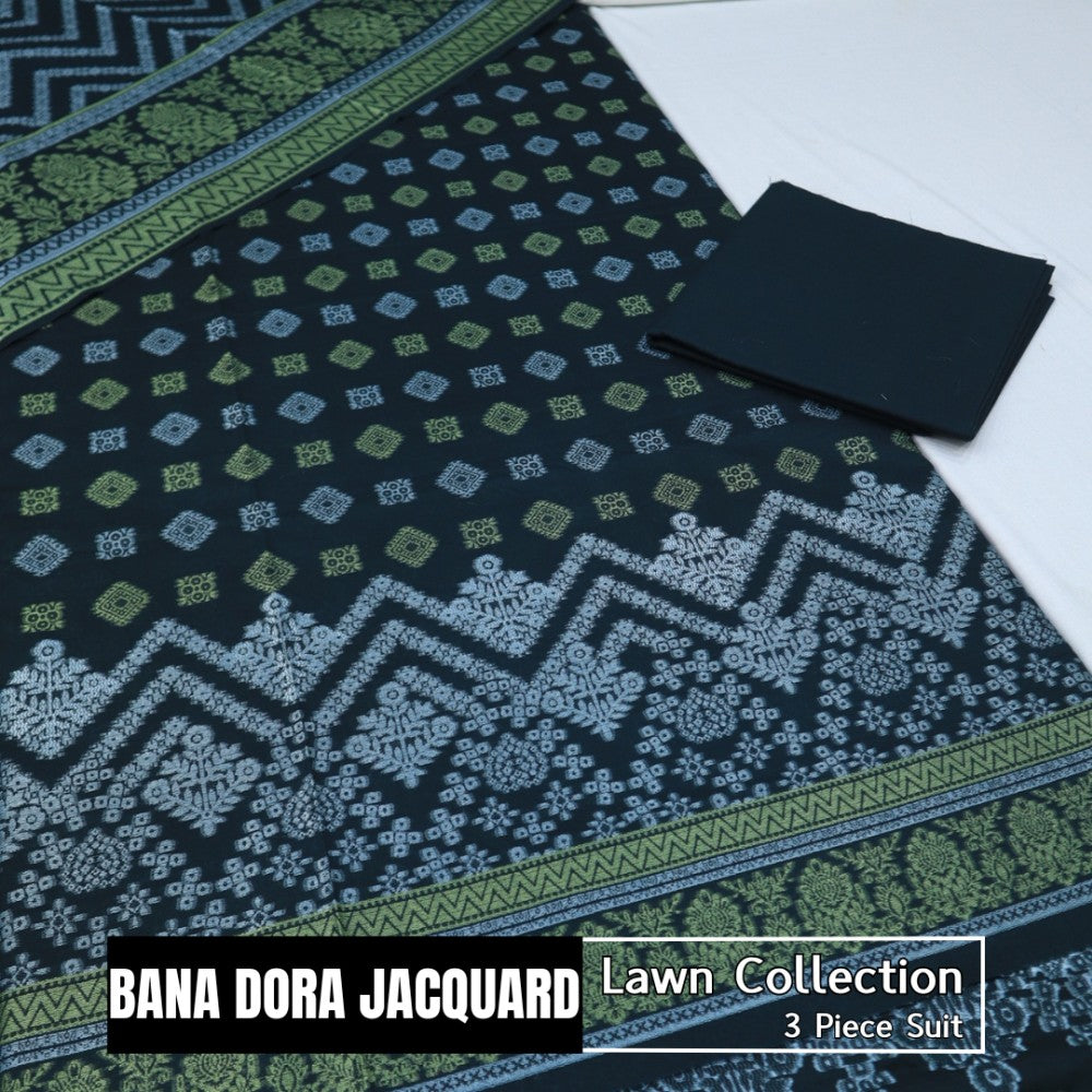 Bana Dora Jacquard Lawn by Meko Textile (1631-024)