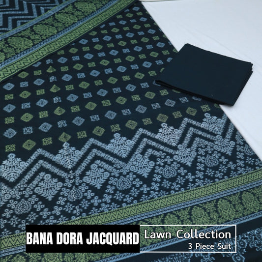 Bana Dora Jacquard Lawn by Meko Textile (1631-024)