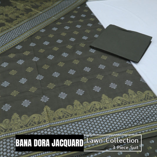 Bana Dora Jacquard Lawn by Meko Textile (1631-025)
