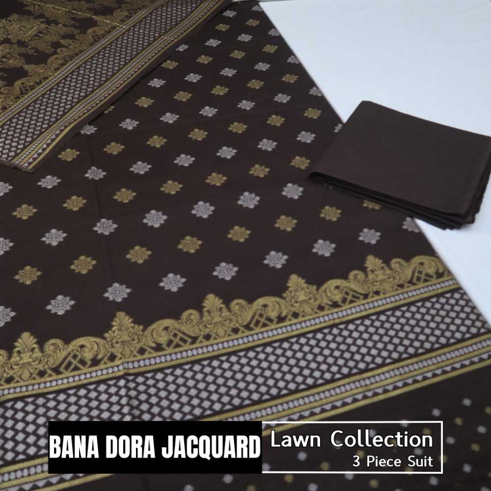 Bana Dora Jacquard Lawn by Meko Textile (1631-028)