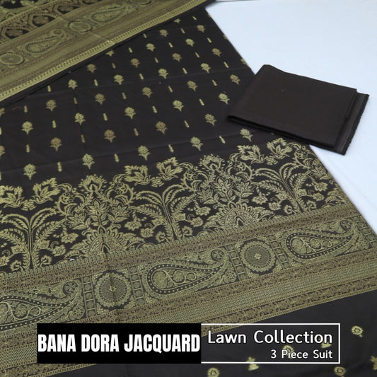 Bana Dora Jacquard Lawn by Meko Textile (1631-030)