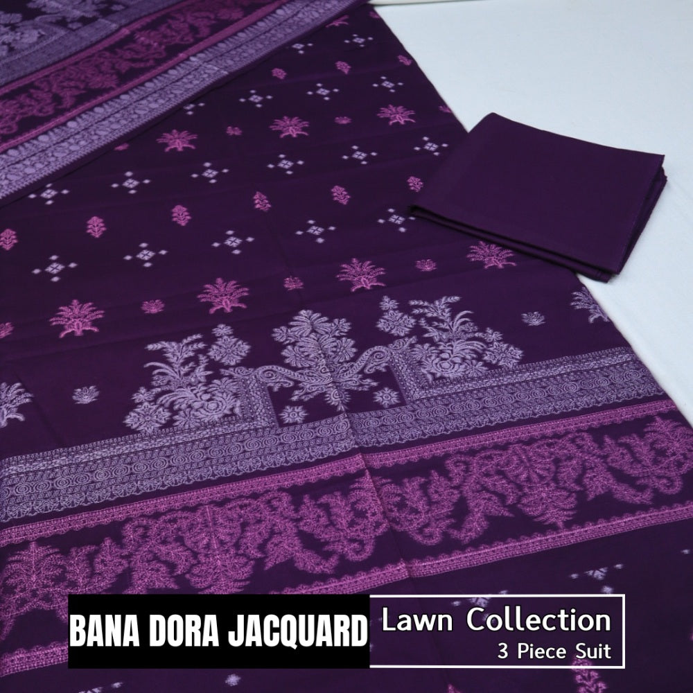 Bana Dora Jacquard Lawn by Meko Textile (1631-045)