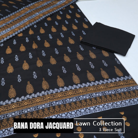 Bana Dora Jacquard Lawn by Meko Textile (1631-049)