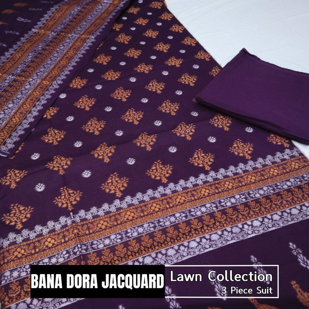 Bana Dora Jacquard Lawn by Meko Textile (1631-051)