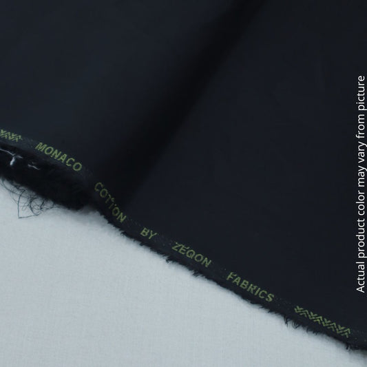 Monaco Jet Black Cotton by Zeqon (1652-012)