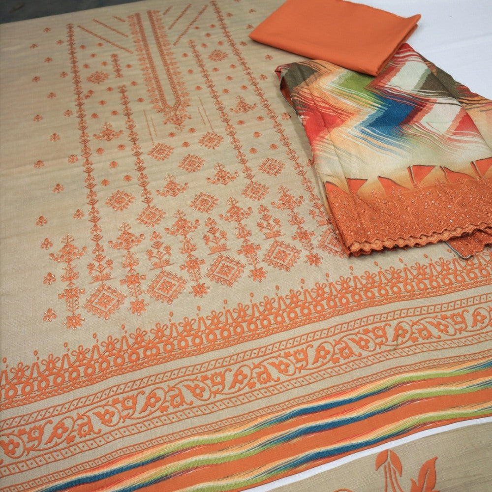 Tabassum Bana Dora EMB Cutwork Dupatta (1661-008)