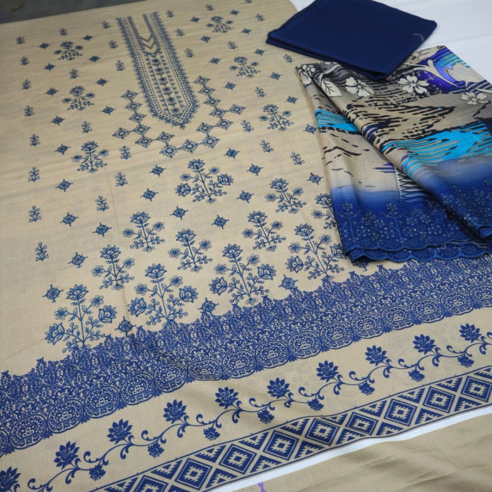 Tabassum Bana Dora EMB Cutwork Dupatta (1661-009)