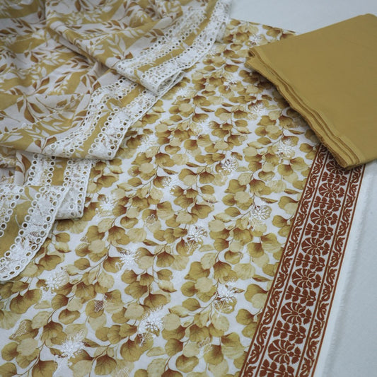 Dhaga Kari EMB Lawn by HZ (1670-012)