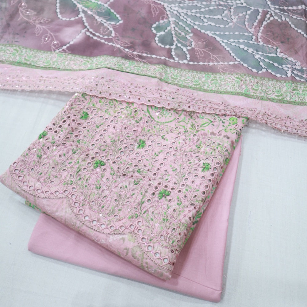 Dhaga Kari EMB Lawn by HZ (1670-027)