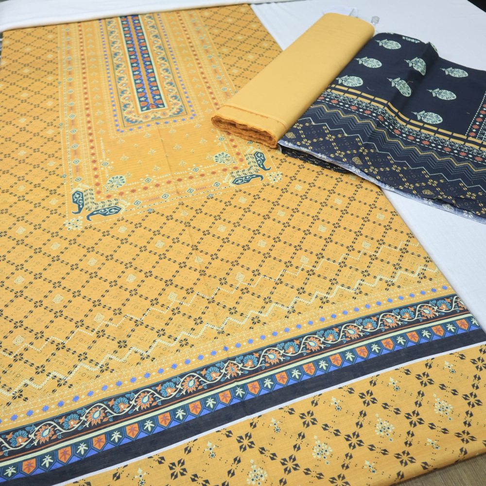 Digital Bana Dora Lawn Dupatta (1677-001)
