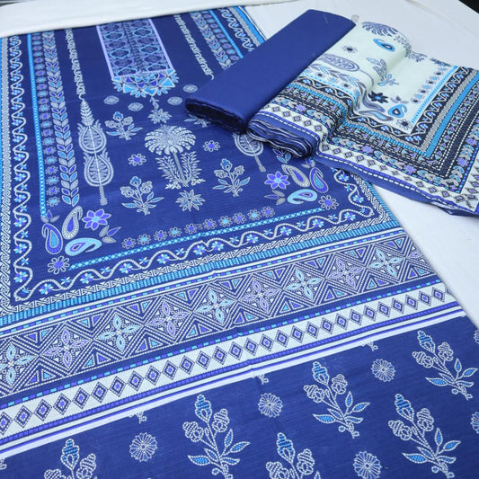 Digital Bana Dora Lawn Dupatta (1677-006)