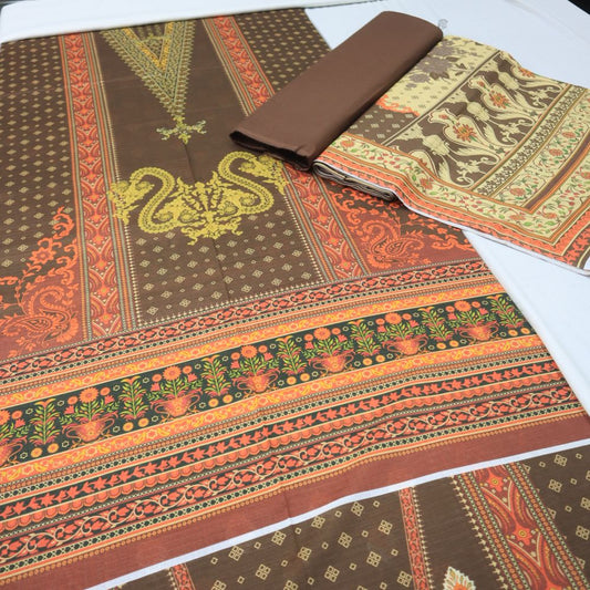 Digital Bana Dora Lawn Dupatta (1677-008)