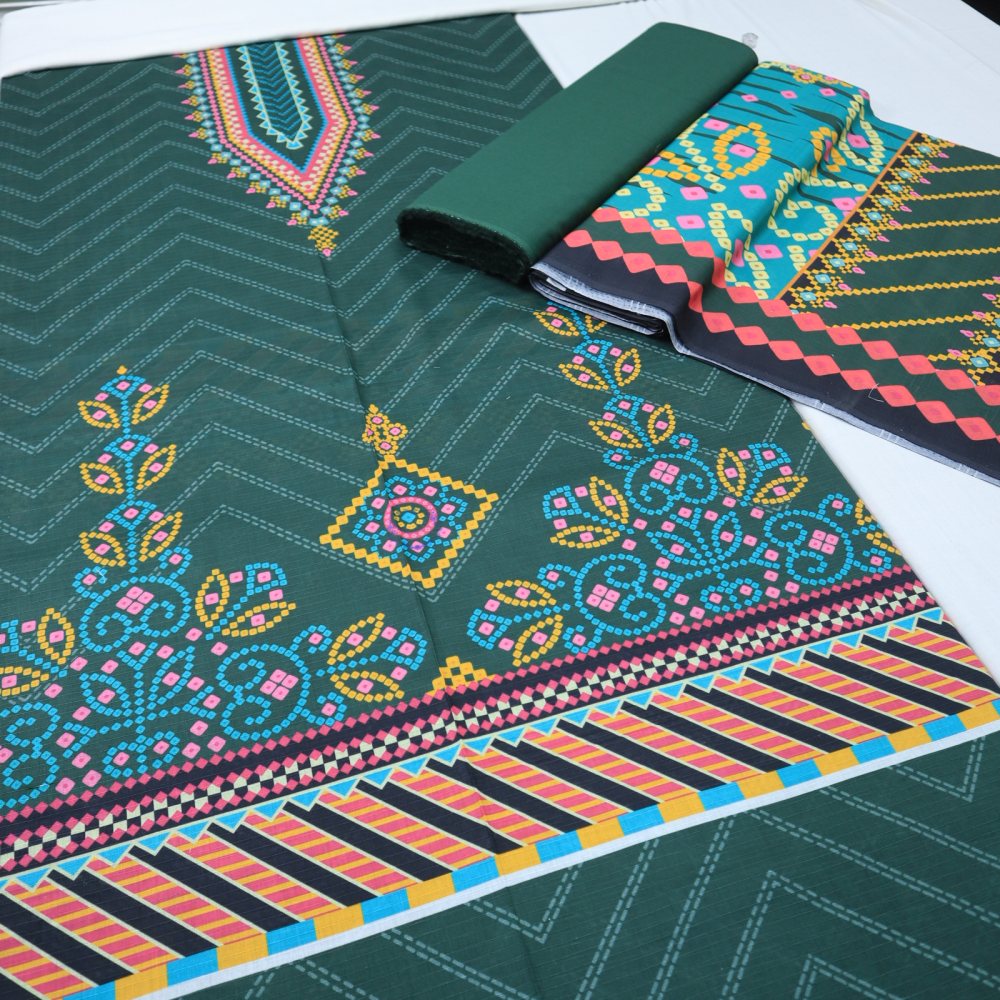 Digital Bana Dora Lawn Dupatta (1677-012)