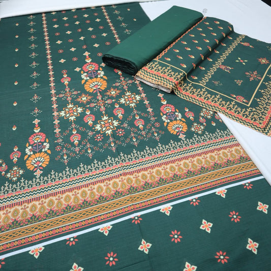Digital Bana Dora Lawn Dupatta (1677-013)