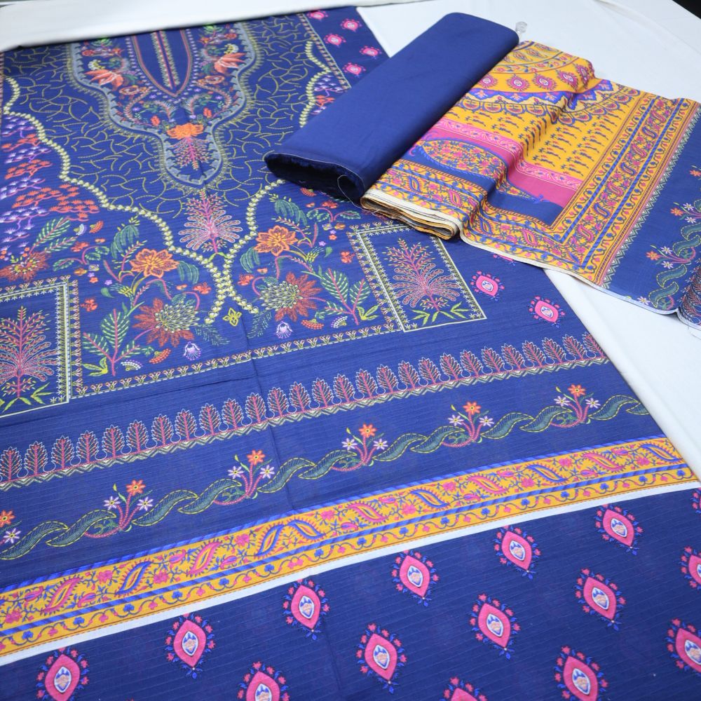 Digital Bana Dora Lawn Dupatta (1677-019)