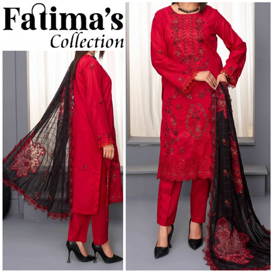 Mabroom Bana Dora Aplic EMD Dupatta (1680-008)