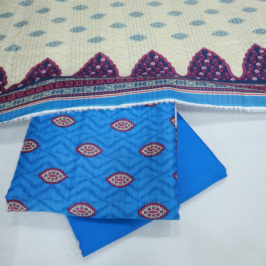 Safina Doriya Lawn 3 Piece (1692-014)