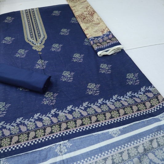 Doriya Lawn 3 Piece by Meko (1704-008)